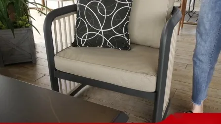 공장 도매 레저 호텔 알루미늄 정원 야외 소파 테라스 야외 가구