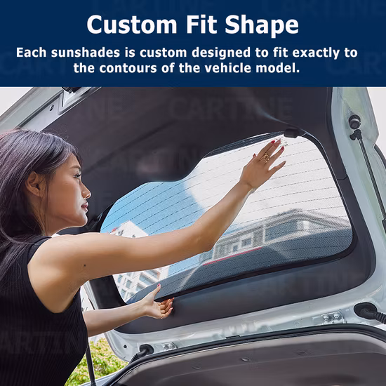 주문을 받아서 만들어진 자석 차 일요일 그늘 4 측 일요일 그늘